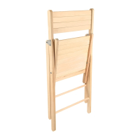 Нарушена упаковка!  <297161> Стул складной 43х51х77 см, береза ''Банные штучки'' 32711