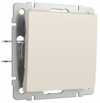 Кнопка звонка без рамки Werkel айвори матовый W1114562