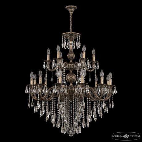 Подвесная люстра Bohemia Ivele Crystal AL7901 AL79101/12+6/300/2D B SGB 