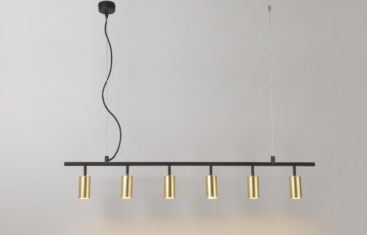 Подвесной светильник Crystal Lux CLT 015C6 L1200 BL-GO 