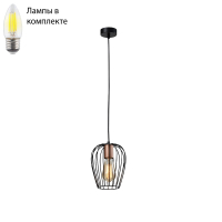 Светильник подвесной с Led лампочками в комплекте Rivoli Б0047367+Lamps