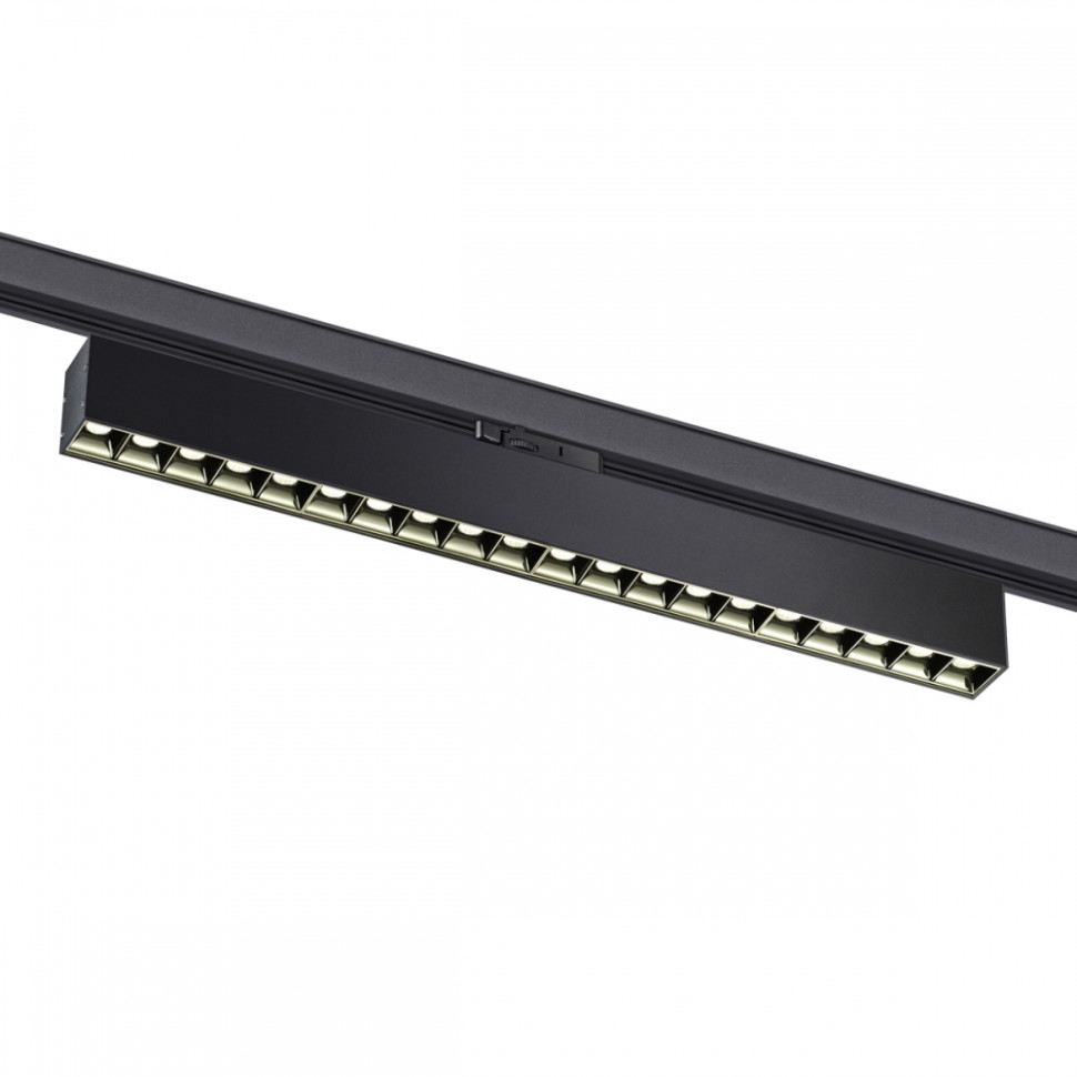 Трехфазный LED светильник 30W 4000К для трека Iter Novotech 358863, цвет черный - фото 2