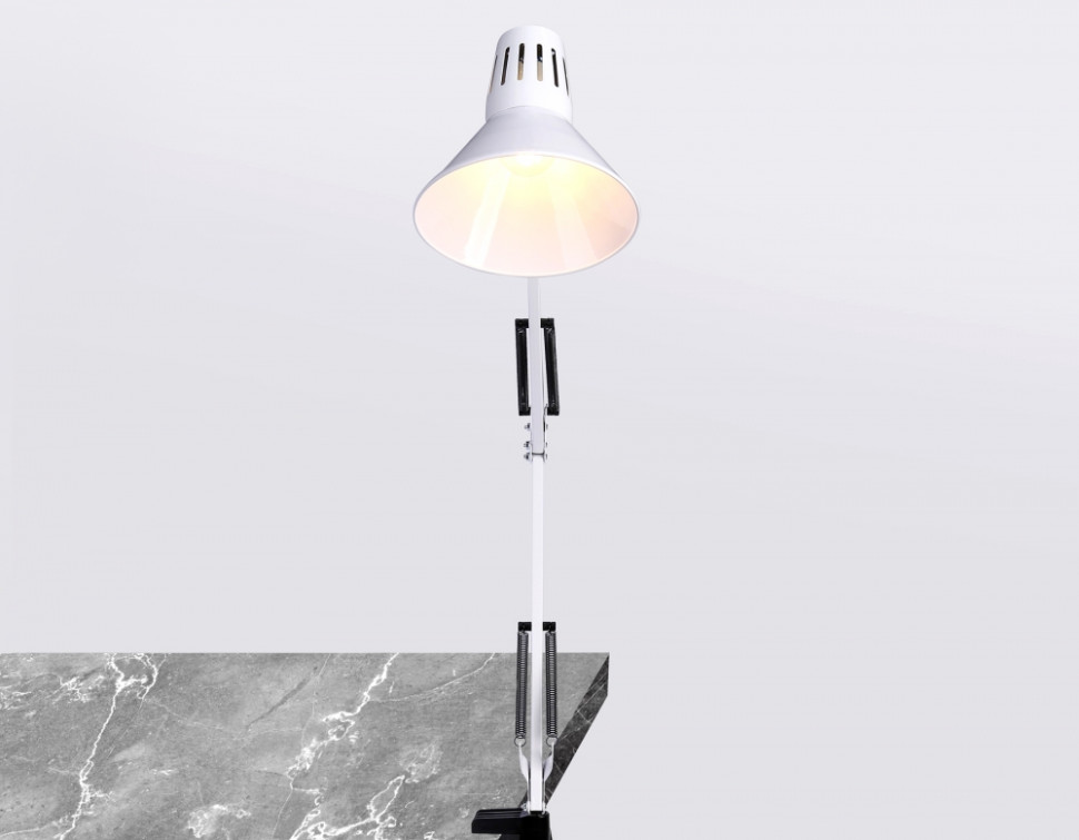 Настольная лампа на струбцине Ambrella light DESK DE7719, цвет белый - фото 3