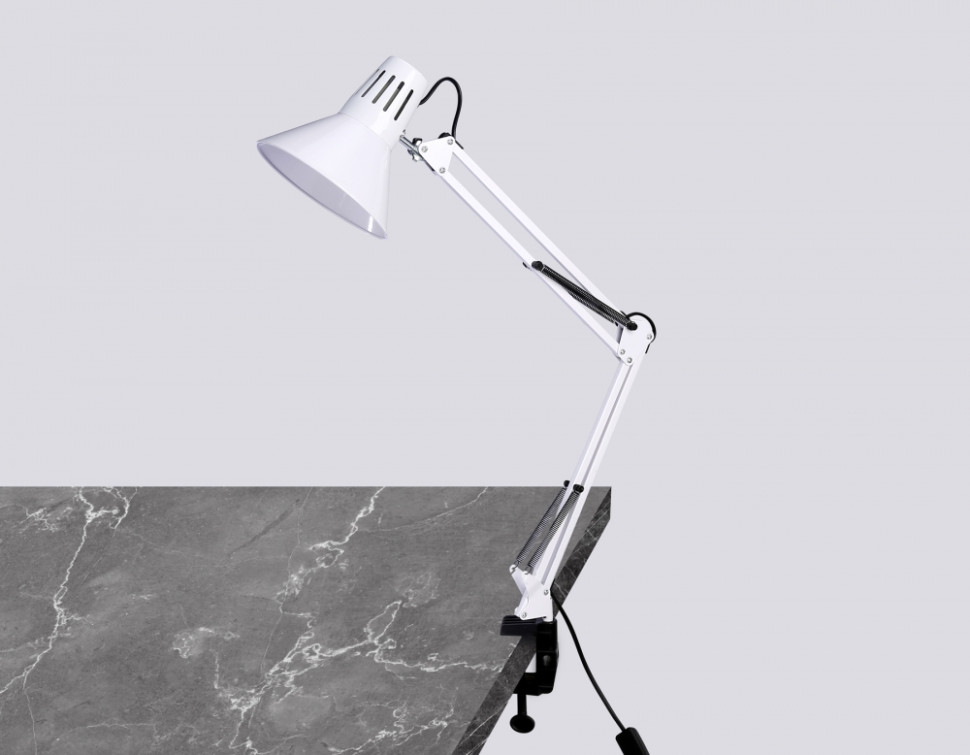 Настольная лампа на струбцине Ambrella light DESK DE7719, цвет белый - фото 4