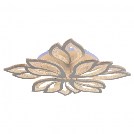 Светодиодная диммируемая люстра с ПДУ Profit Light 8045/4+4 WHT 