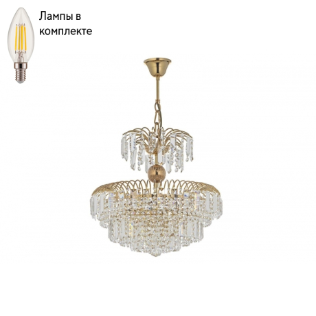 Люстра подвесная с лампочками Arti Lampadari Salentino E 1.5.40.102 G+Lamps 