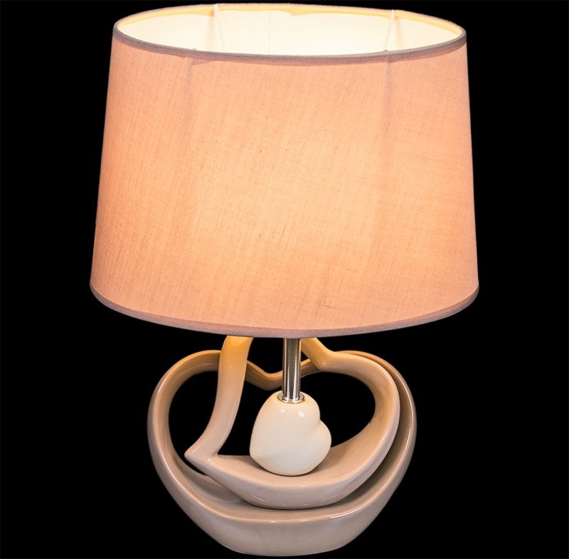 Настольная лампа Reluce 02085 1413016, цвет бежевый - фото 1