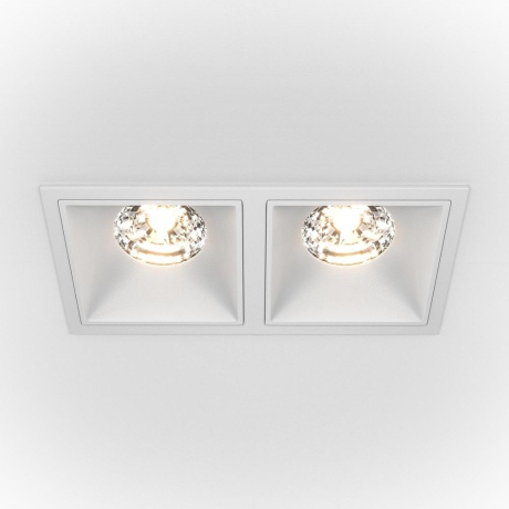 Встраиваемый светильник Maytoni Technical Alfa DL043-02-15W3K-SQ-W 