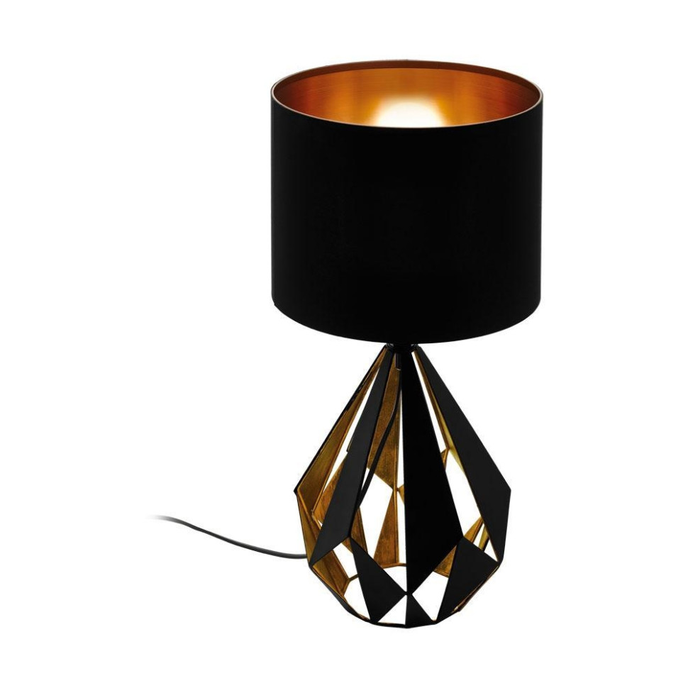 43077 Настольная лампа Eglo Carlton, цвет черный - фото 1