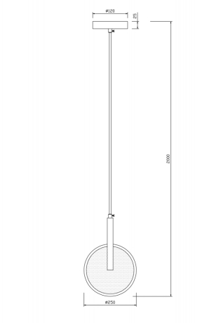 Подвесной светильник Freya Nova FR6002PL-L15BS 