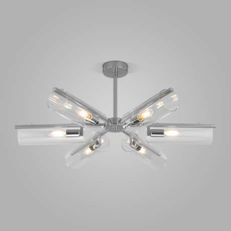 Люстра на штанге Eurosvet Trompeta 70144/6 хром 