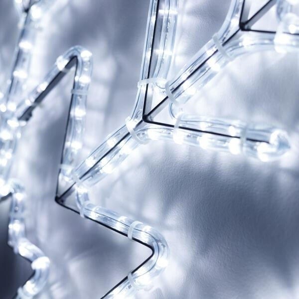 Светодиодная фигура Снежинка холодный свет Ardecoled ARD-Snowflake-M8-950x950-540Led White (34254), цвет белый - фото 3