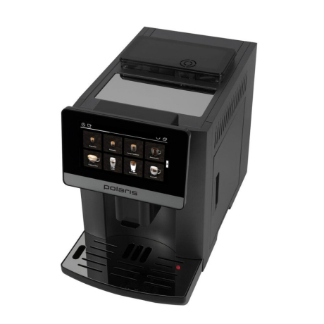 Кофемашина POLARIS 710330 WiFi IQ Home, 1500 Вт, объем 1,8 л, автокапучинатор, графитовая, 62311 (456725)