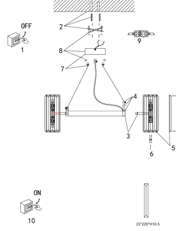 Подвесная люстра Arte Lamp Santorini A1049SP-16GO 