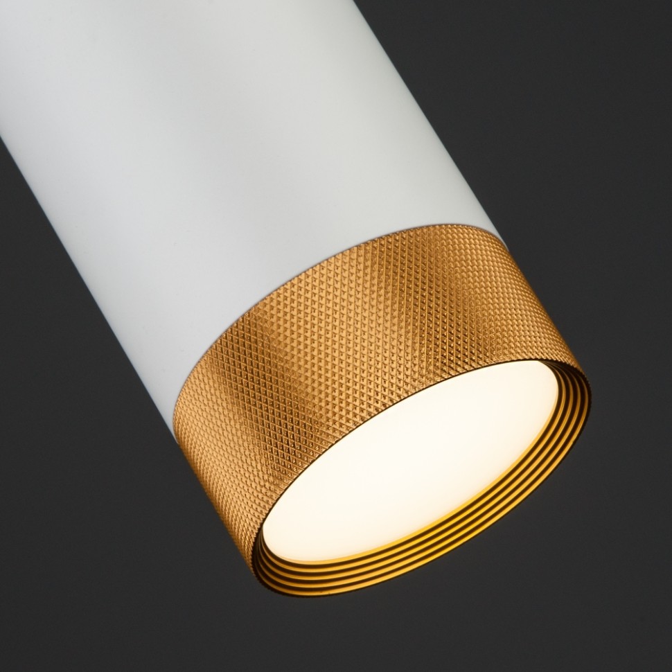 Подвесной светодиодный светильник Eurosvet 50164/1 LED белый/золото a045365 50164/1 LED белый/золото - фото 3
