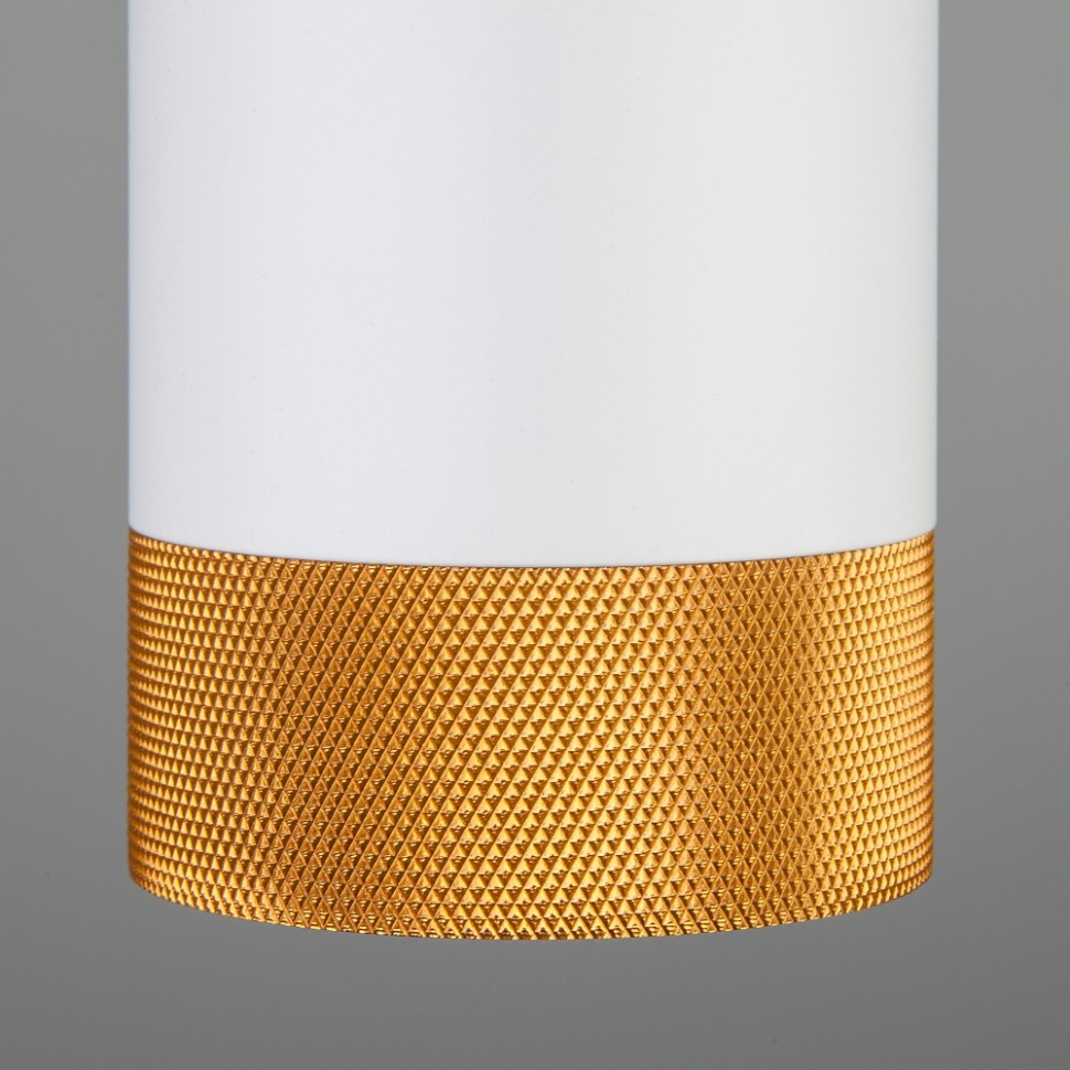 Подвесной светодиодный светильник Eurosvet 50164/1 LED белый/золото a045365 50164/1 LED белый/золото - фото 4