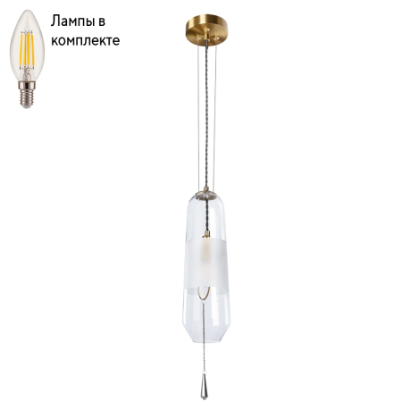 Светильник подвесной с лампочкой DIVINARE 5012/09 SP-1+Lamps 