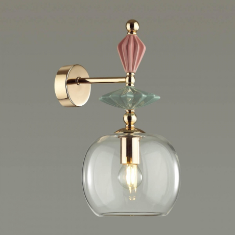 Бра со светодиодной лампочкой E14, комплект от Lustrof. №277458-624563 