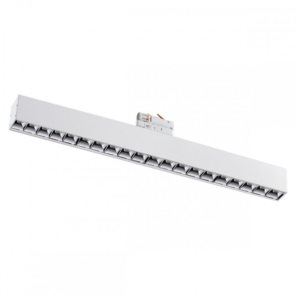 Трехфазный LED светильник 30W 4000К для трека Iter Novotech 358864, цвет белый - фото 3