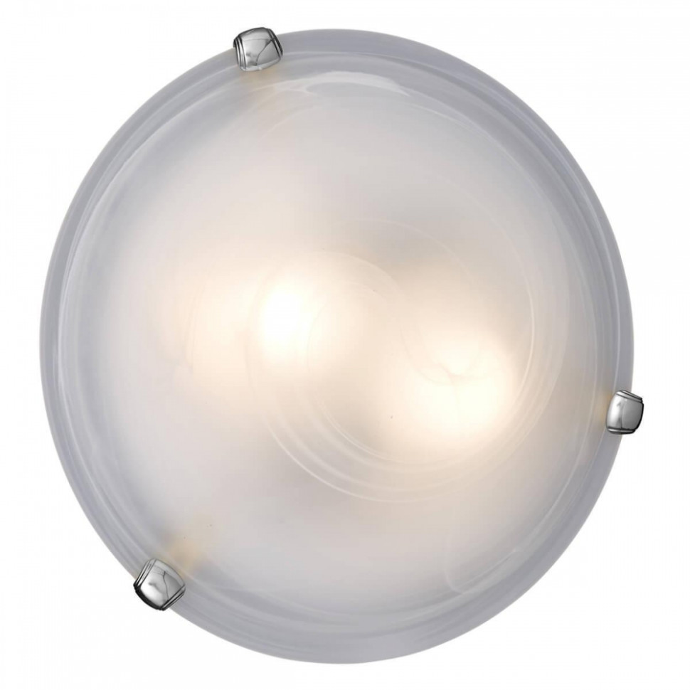 Потолочный светильник Sonex Duna с лампочками 153/K хром+Lamps E27 P45, цвет белый 153/K хром+Lamps E27 P45 - фото 2