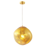 Подвесной светильник с лампочкой CRYSTAL LUX Malaga SP1 D280 Gold+Lamps 