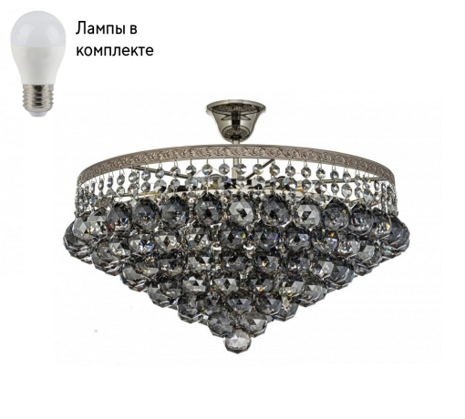 Люстра потолочная с лампочками Arti Lampadari Castellana E 1.3.46.607 N+Lamps 