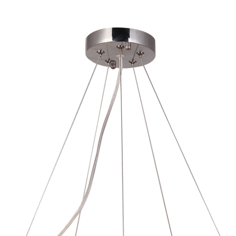 Люстра с лампочками, подвесная, комплект от Lustrof. №179007-617161, цвет хром - фото 4