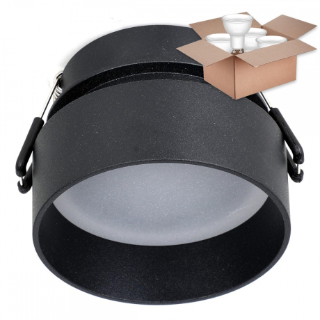 Встраиваемый светильник с лампочкой Favourite Inserta 2886-1C+Lamps Gu10 