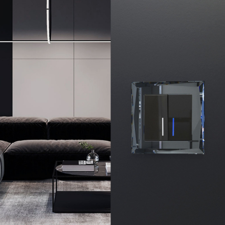 Рамка на 1 пост (черный) Werkel 32721