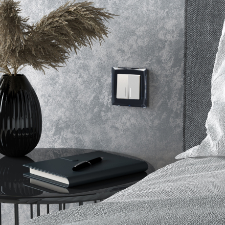 Рамка на 1 пост (черный) Werkel 32721