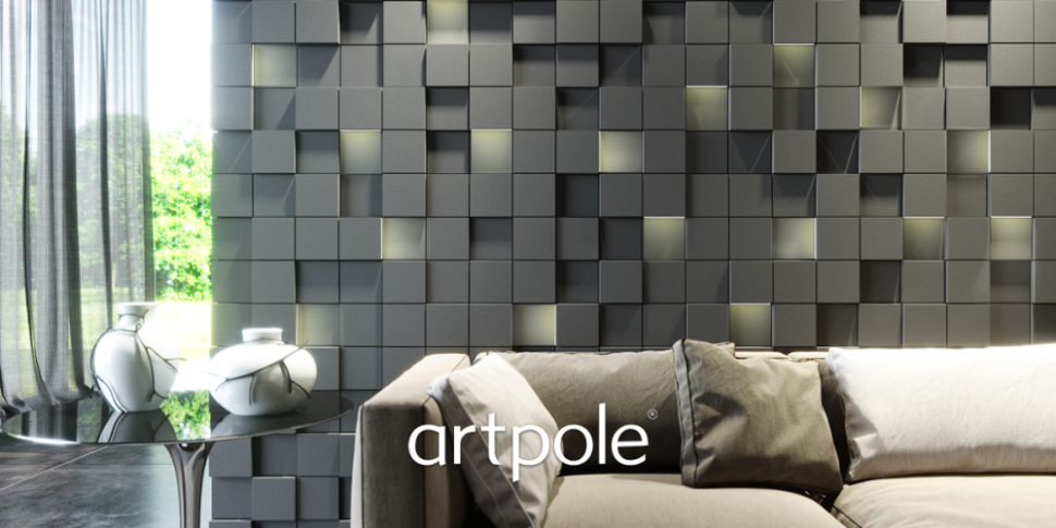 Гипсовая панель Artpole Tetris LED (белый) E-0166N - фото 4