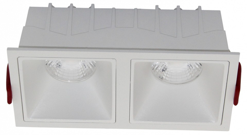 Встраиваемый светильник Maytoni Technical Alfa DL043-02-15W4K-D-SQ-W 