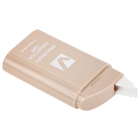 Нарушена упаковка! <757610> Корректирующая лента BRAUBERG COMPACT PASTEL, 5 мм х 6 м, корпус ассорти, блистер, 272495