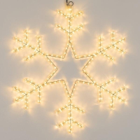 Светодиодная фигура Снежинка теплый свет Ardecoled ARD-Snowflake-M4-750x750-324Led Warm (34252)