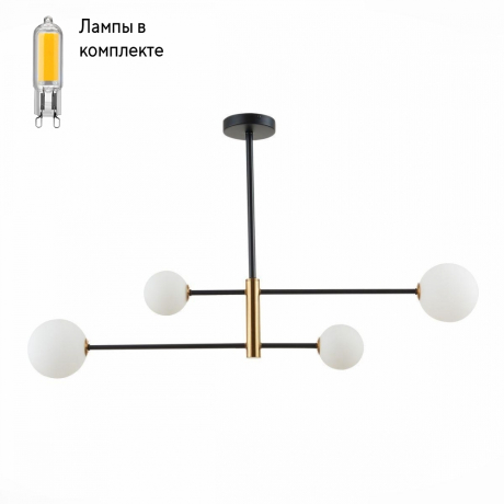 Люстра с Led лампочками в комплекте Evoluce SLE220103-04+Lamps 