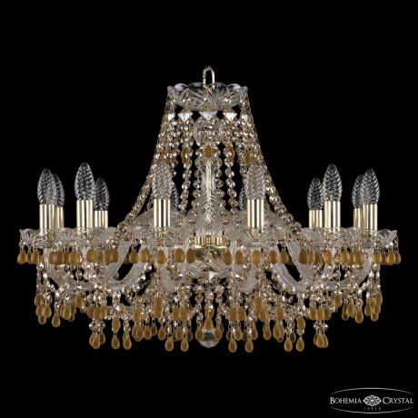 Люстра подвесная Bohemia Ivele Crystal 1410/12/240 G V1003 R721 