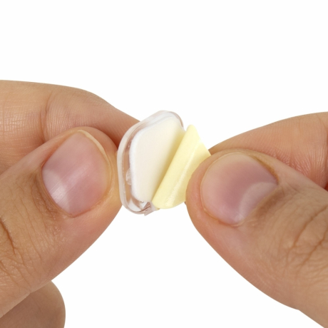 Нарушена упаковка! <672485> Крючки самоклеящиеся для гирлянд и проводов 1,5х1,5см, КОМПЛЕКТ 90 шт., LAIMA Home, 608797 (608797)