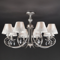 Потолочная люстра Eurosvet Incanto 60069/8 серебро