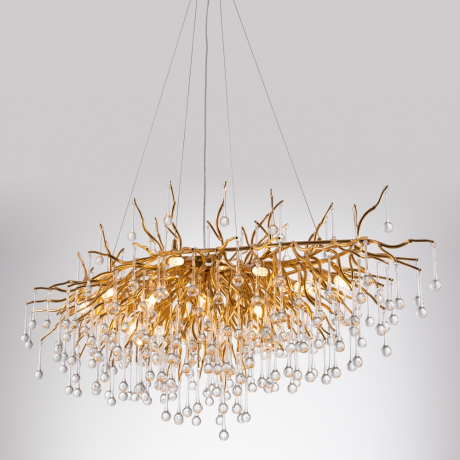 Подвесная люстра со светодиодными лампочками G9 , комплект от Lustrof. №284464-623050 