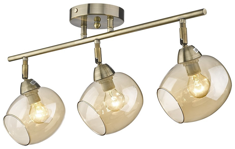 Спот и лампочки E14, комплект от Lustrof. №372305-623278, цвет бронза