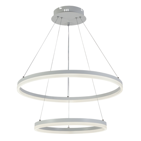 Подвесная диммируемая люстра с пультом ДУ Profit Light 6035/2 WHT 116W 