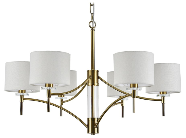 Подвесная люстра Indigo Boheme 13031/6P Brass 