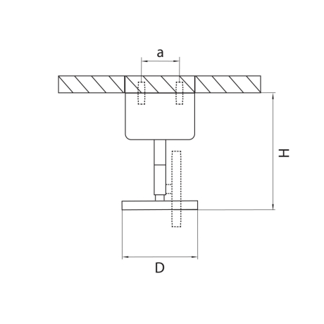 Витринный образец!  <134926> 590007 Потолочное крепление Lightstar Rullo 