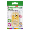 Нарушена упаковка!  <757614> Корректирующая лента BRAUBERG KIDS "ЗВЕРЯТА", 5 мм х 8 м, механизм перемотки, корпус ассорти, блистер, 272499