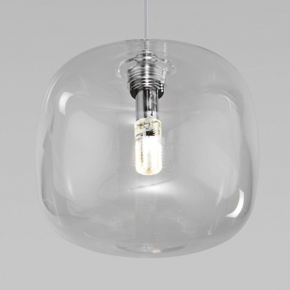 Подвесной светильник Eurosvet Jar 50128/1 хром (a057260), цвет прозрачный 50128/1 хром - фото 4