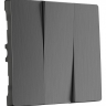 Клавиши для выключателя трехклавишного Werkel графит рифленый W1139004