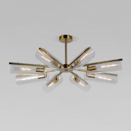 Люстра на штанге Eurosvet Trompeta 70144/8 латунь 