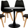Комплект из 4-х стульев Eames Bon чёрный Bradex Home 761706