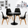 Комплект из 4-х стульев Eames Bon чёрный Bradex Home 761706
