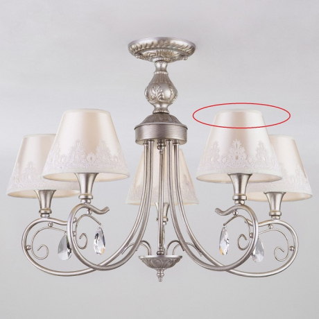 Люстра на штанге Eurosvet Incanto 60069/5 серебро 